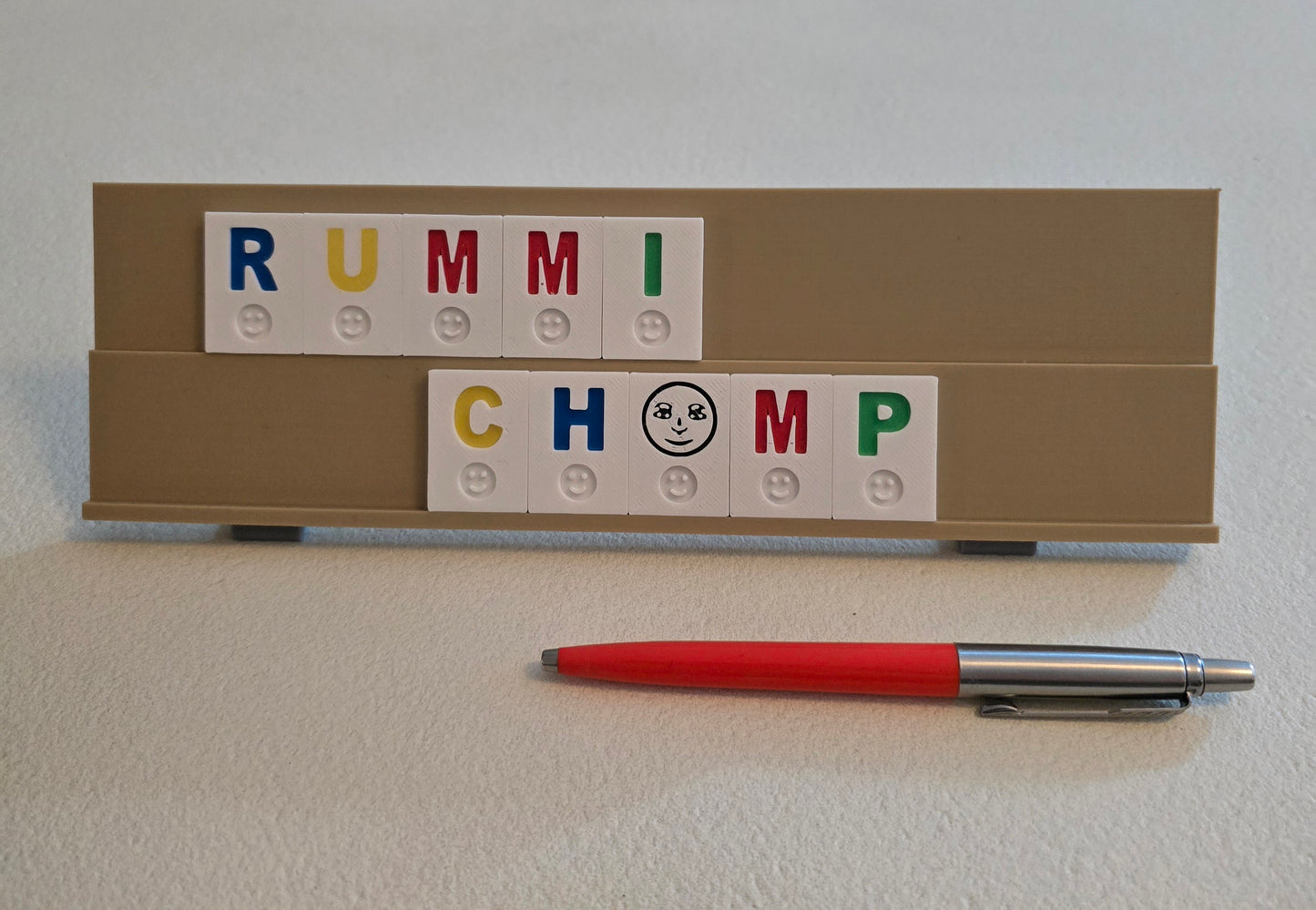 Personalized Rummy plate